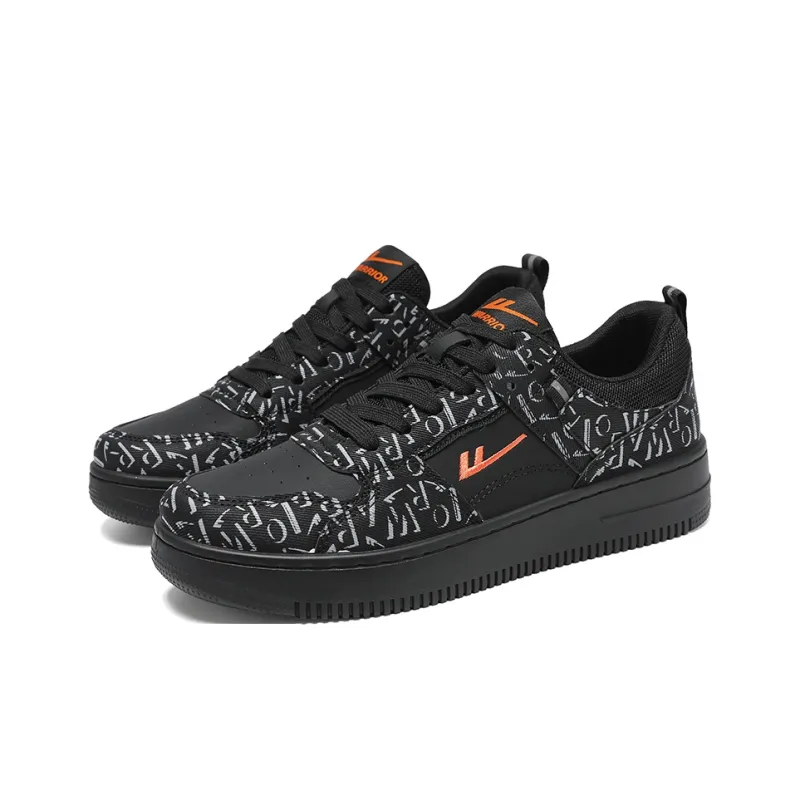 Warrior Warrior Warm Lightweight Height Increasing Low-Top Skateboard Shoes Unisex-21