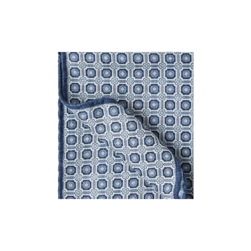 Brunello Cucinelli Geometric Designed Pocket Square-1