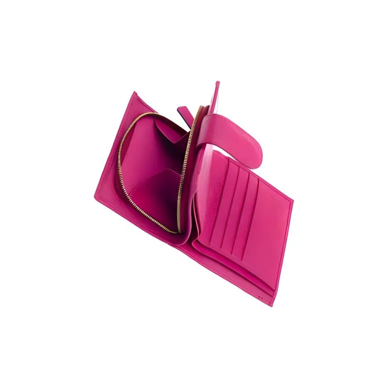 RAPPORT Genuine Leather Wallet Regular Women's Pink-2