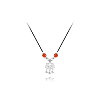 BLANK IN BLANK Sterling Silver Necklaces Women's Bestie Girlfriend Couple Birthday Box Girl