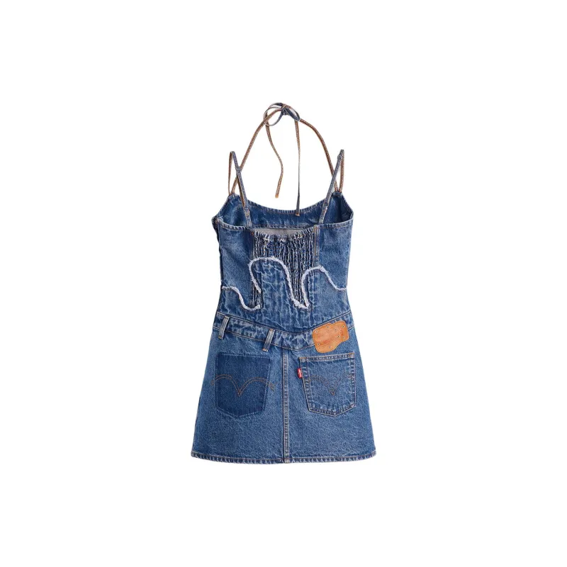 Levi's Slip Dresses Women's Blue-1