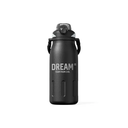 HEOSCU Large Capacity Insulated Cup For Men 316 Stainless Steel Gradient Black/Black/White 1200ml/1500ml