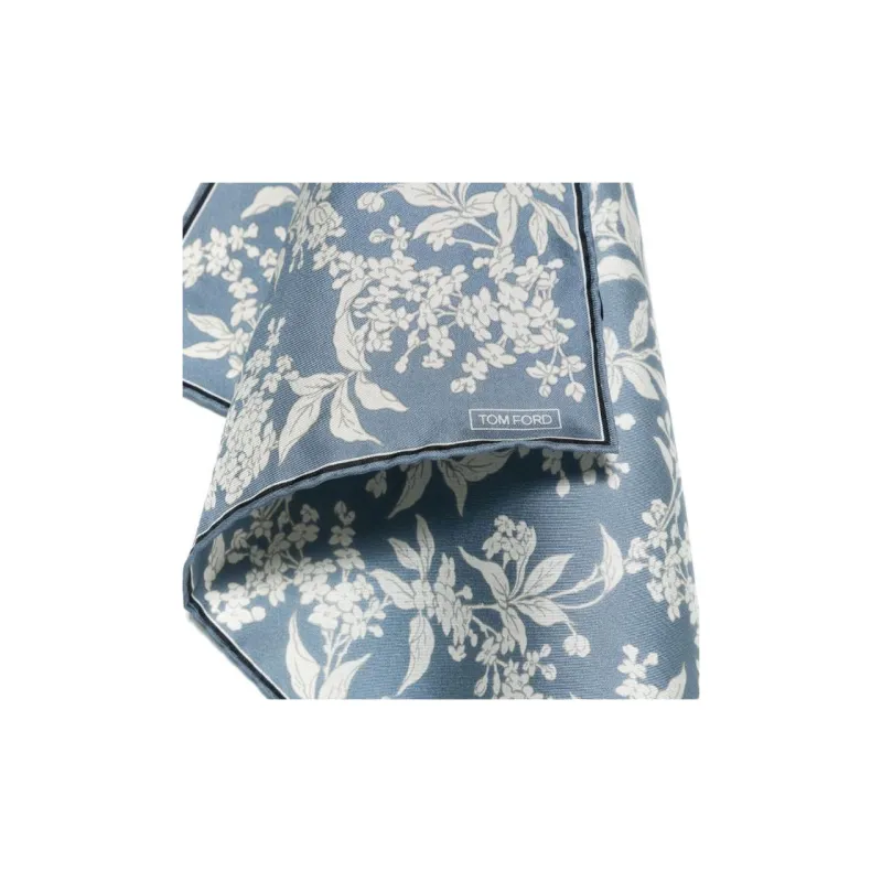 TOM FORD Floral print Handkerchief-1