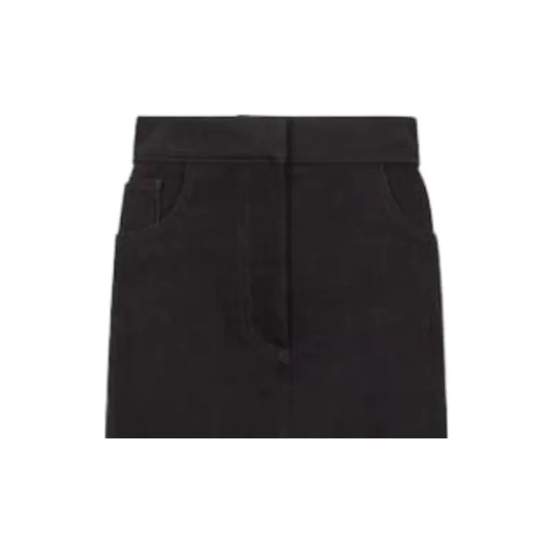 FENDI SS23 Denim Short Skirts Women's Black-3