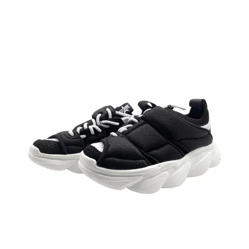 QIANJIN Non slip Lightweight Mid Top Casual Shoes Women's Black