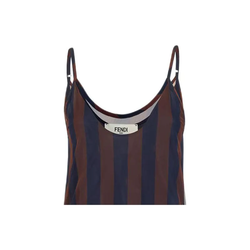 FENDI Pequin Tulle Dress-3