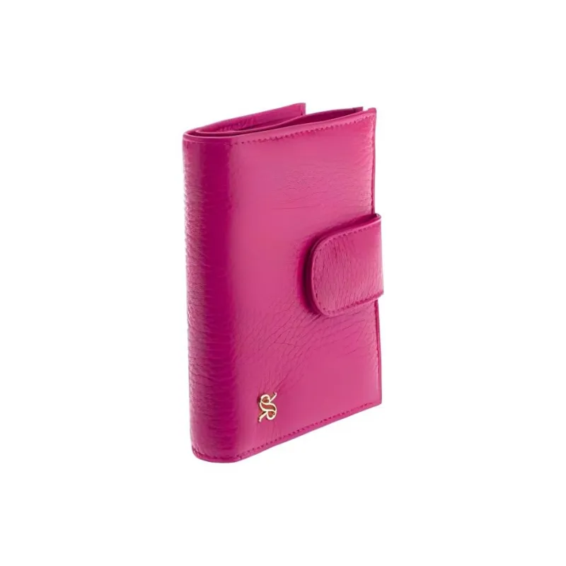 RAPPORT Genuine Leather Wallet Regular Women's Pink-0