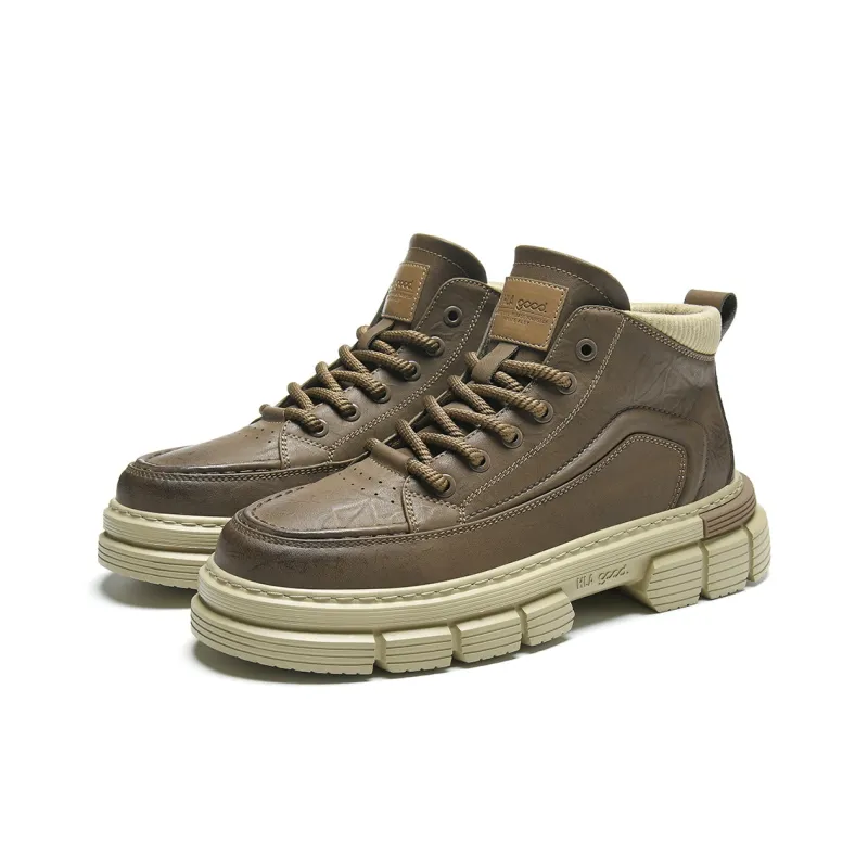 HLA Work Boots Men Mid Top-6