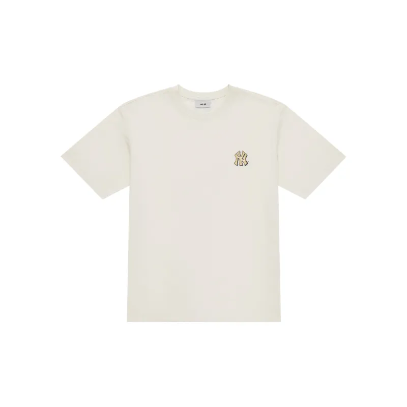 MLB New York Yankees Snake Year CNY Collection SS25 T Shirt Unisex Standard Ivory-1