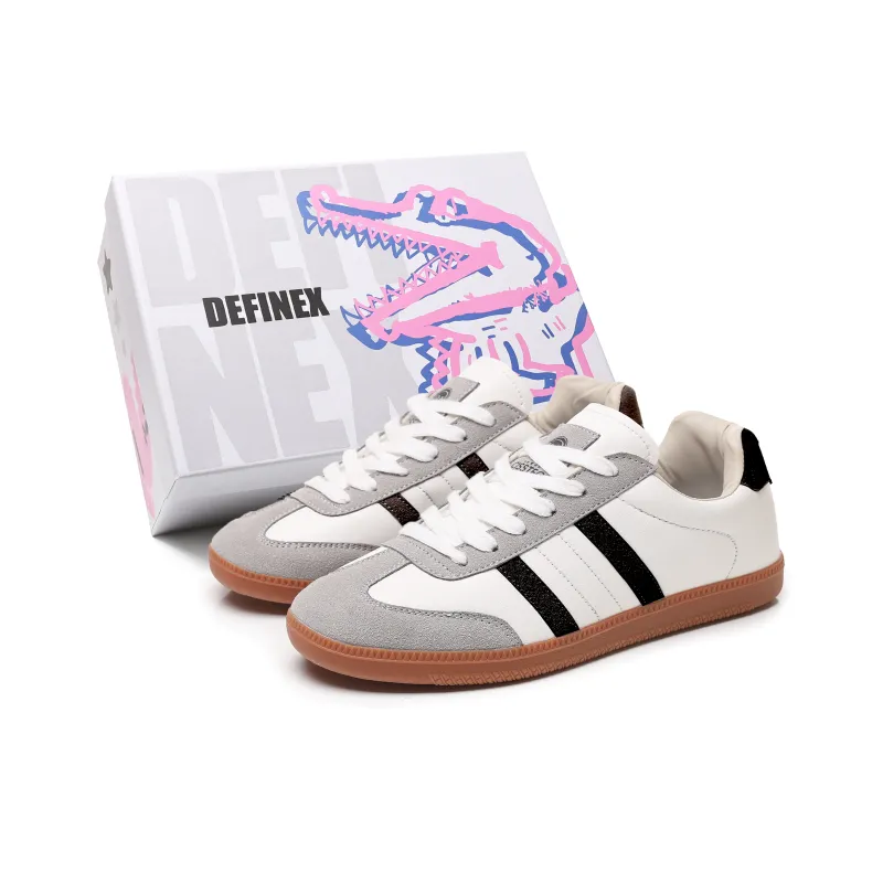 DEFINEX German Army Trainers Lightweight Wear Resistant And Slip Resistant Low Top Skateboard Shoes Unisex-7