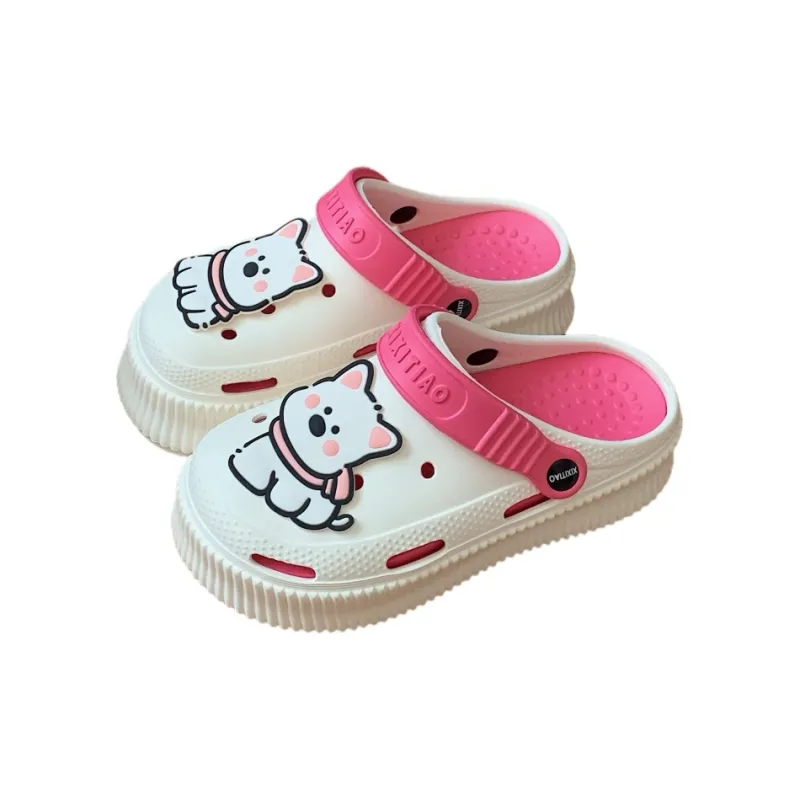 Thin Strips Slippers Women's, White+Egg Yolk-29