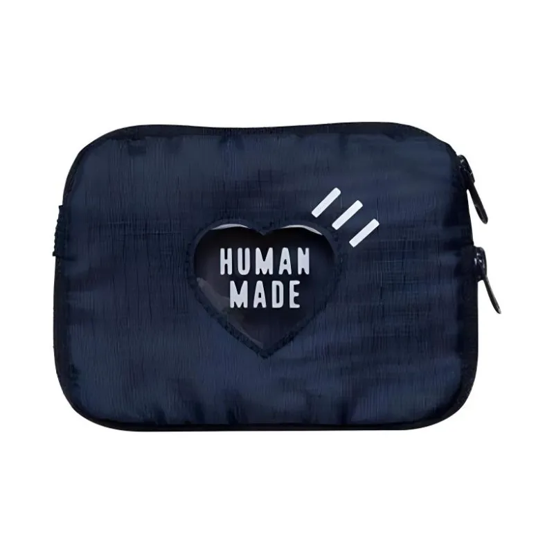 HUMAN MADE Polyester Makeup Bag Women's Marine Blue-0