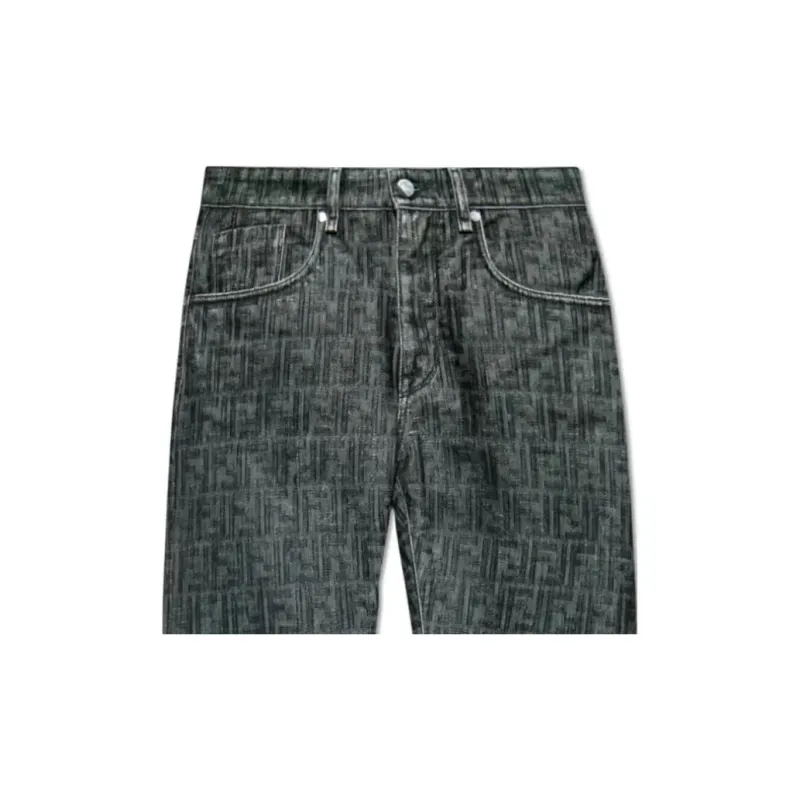FENDI Jeans Men Dark Blue-3