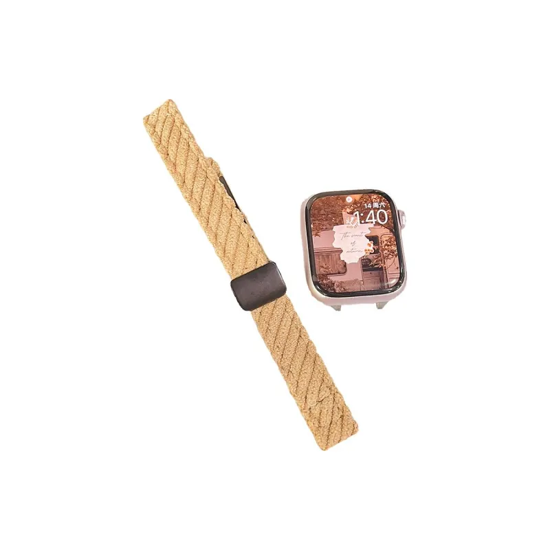 Fly Watch Band Apple Compatibility Corduroy Material-8
