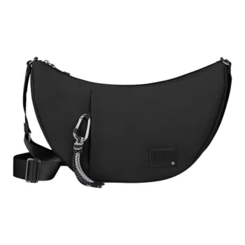 SAMSONITE PET Hobo Bag Shoulder Bag Women's Black