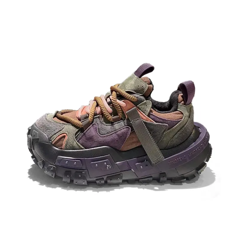 TEXWOOD Cushioning Anti-Slip And Wear-Resistant Height Increasing Low-Top Chunky Sneakers Men's-9