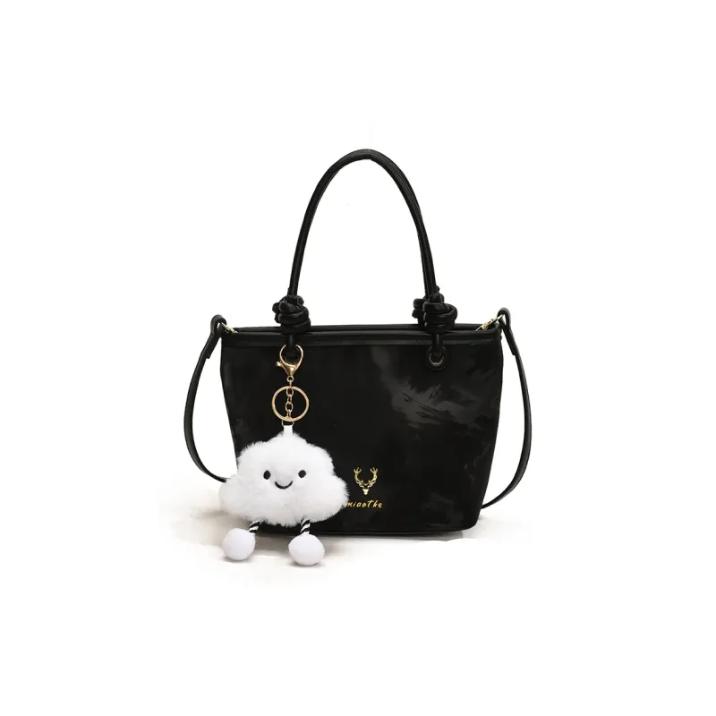 Yalu PU Tote Bag, Shopping Bag, Shoulder Bag, Handbag Regular Women's Black/Beige/Brown-1