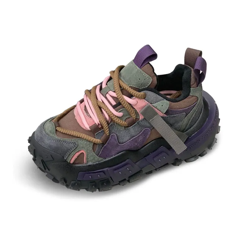 TEXWOOD Cushioning Anti-Slip And Wear-Resistant Height Increasing Low-Top Chunky Sneakers Men's-10
