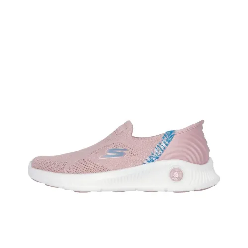 Skechers Slip Ins Anti Slip Wear Resistant Low Top Casual Shoes Women's Pink