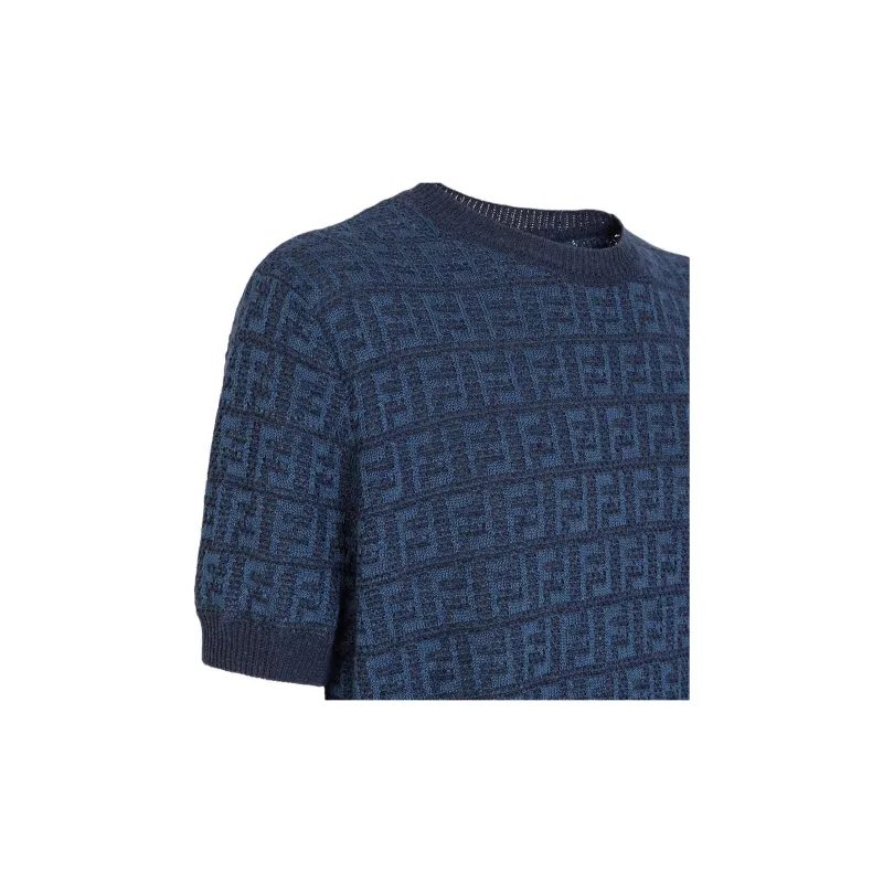 FENDI All Over Ff Motif Crewneck Jumper-4