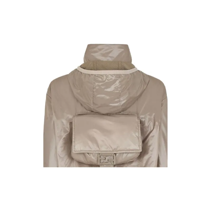 FENDI High Neck Bag Detailed Windbreaker-2