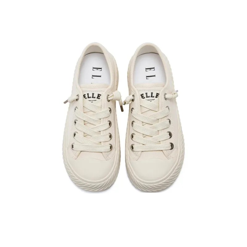 ELLE Abrasion Resistant Low Top Canvas Shoes Women's-8