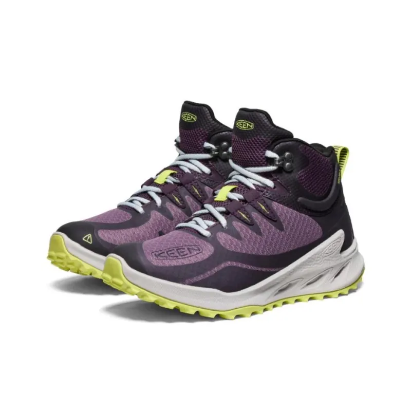 KEEN Zionic Anti Slip Wear Resistant High Top Hiking Shoes Women's Purple-2