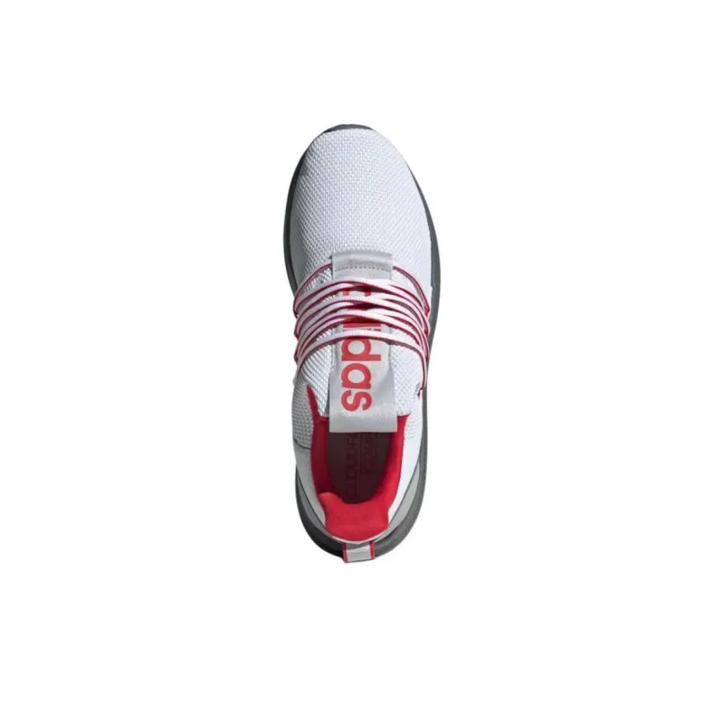Adidas Lite Racer Adapt 7.0 Cloud White Better Scarlet Grey-3