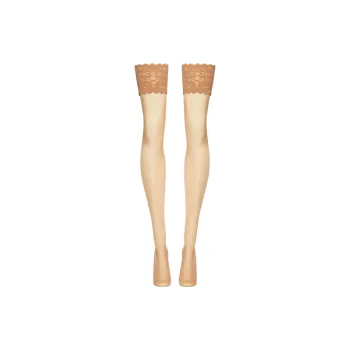 Wolford Thigh-high Socks Women's 1 Pack Sand Yellow