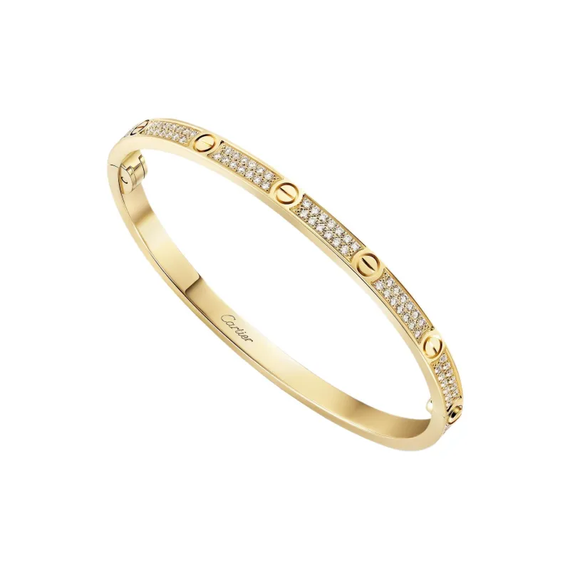 CARTIER Diamond 18K Gold Bracelets Women's Gold-1