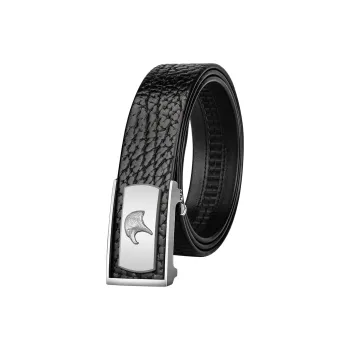 Jaylen Oos Wild Cow Leather Textured Top Grain Cow Leather Leather Belts Men's Width  3.5cm