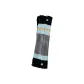 Black Ribbed Hem