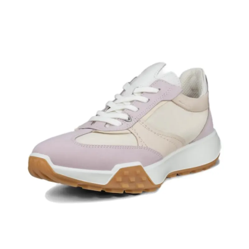Ecco Retro Low Top Casual Shoes Women's Purple-1
