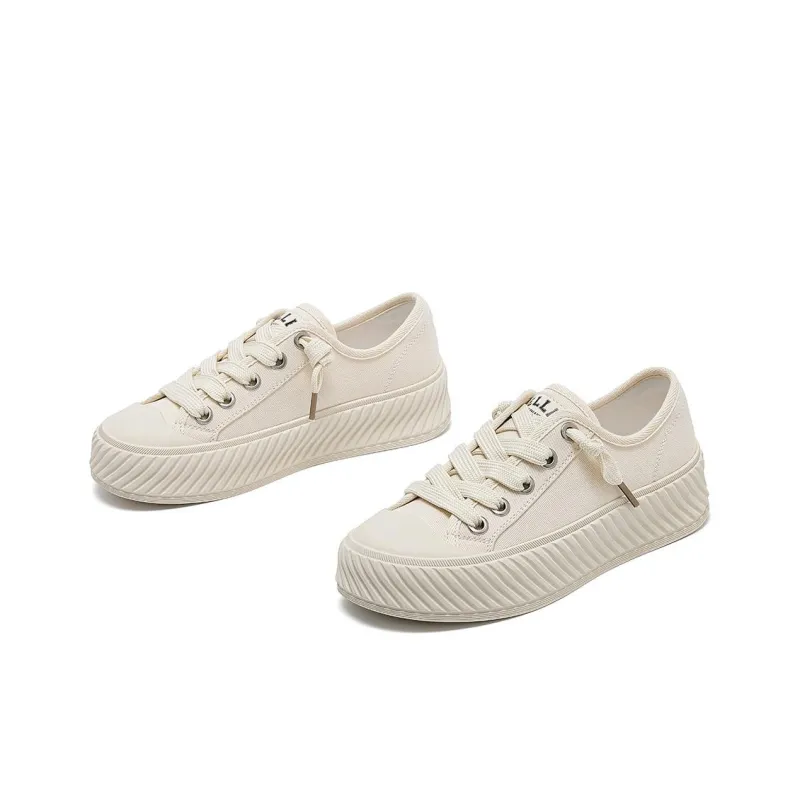 ELLE Abrasion Resistant Low Top Canvas Shoes Women's-7
