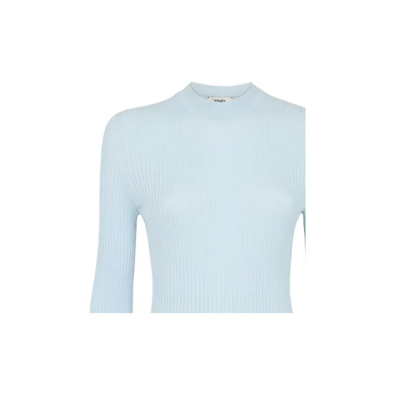 FENDI FW24 Sweater Women's Light Blue-3