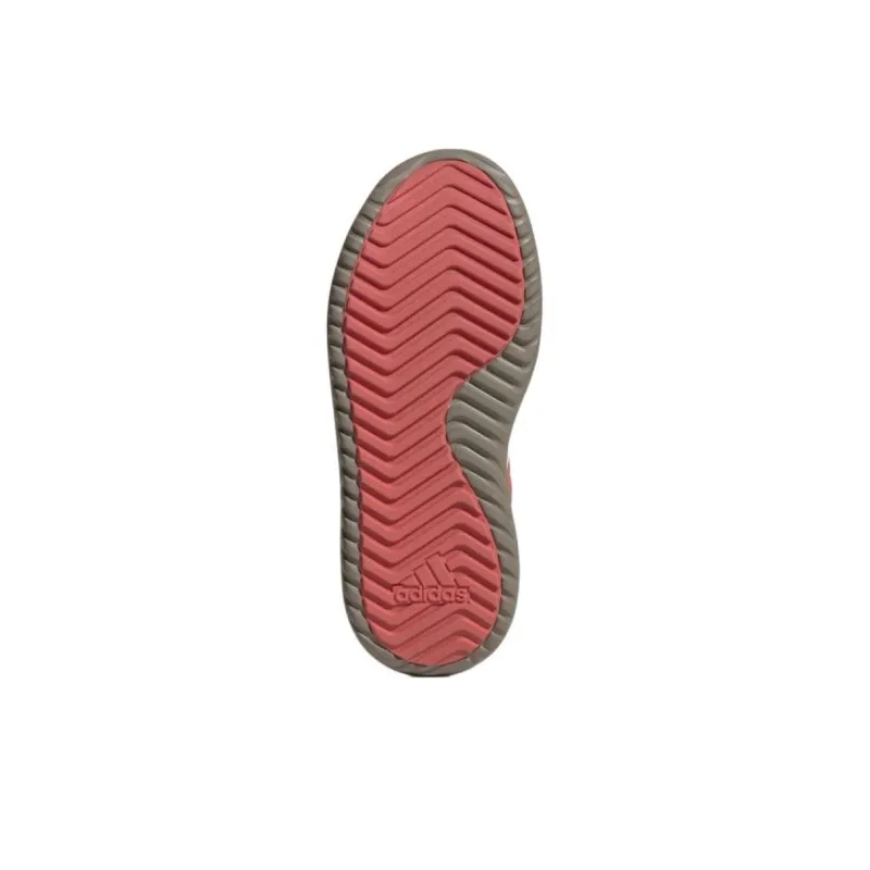 Adidas GRAND COURT Anti Slip Wear Resistant Low Top Casual Shoes Women's Red White-2