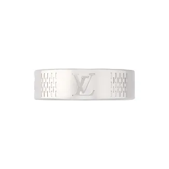 LOUIS VUITTON Damier Staples Thin Ring