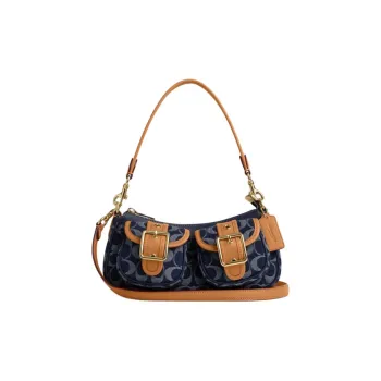 COACH Ashton Fabric Crossbody Bag Shoulder Bag Regular Women's Denim Blue