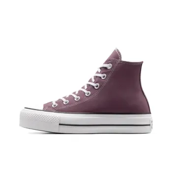 Converse All Star Lift Anti Slip Wear Resistant Low Top Canvas Shoes Women's Purple