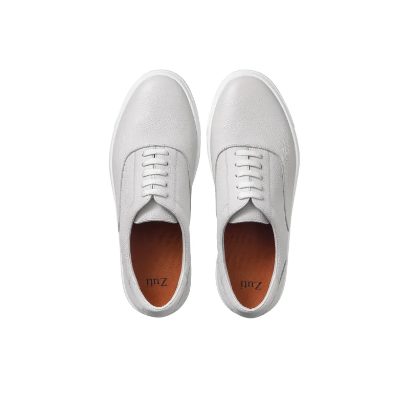 Zuti Low Top Skateboard Shoes Men's White-2