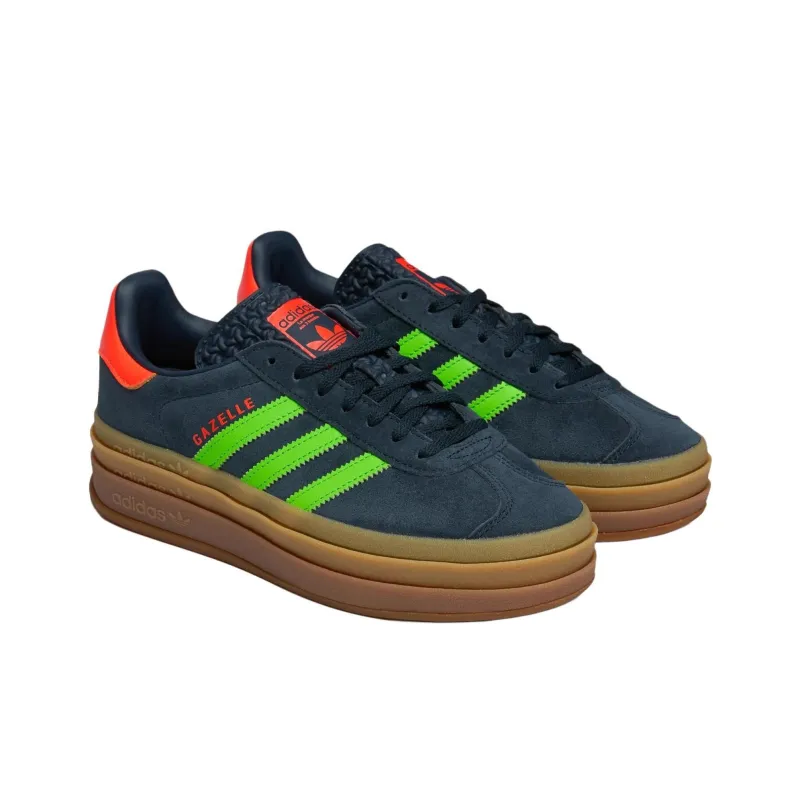 Adidas Gazelle Bold Aurora Ink Solar Orange Women's-1