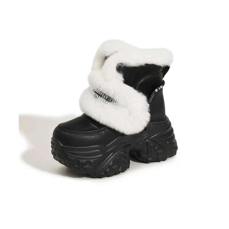 GIGIRYO Warm Height Increasing Snow Boots Women's-8