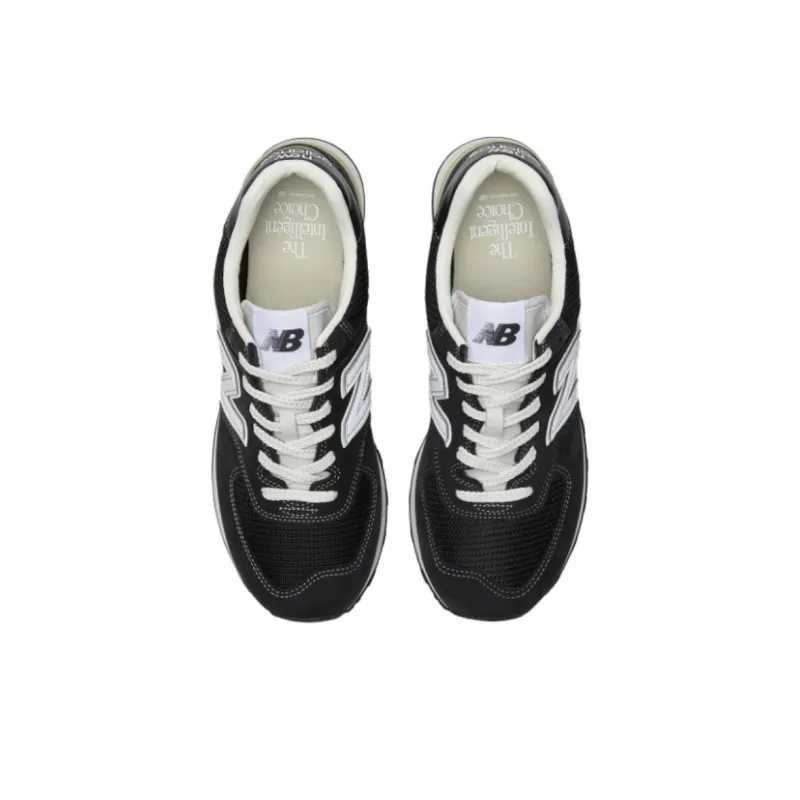 New Balance NB 574 Anti Slip Wear Resistant Low Top Casual Shoes Unisex Black-2