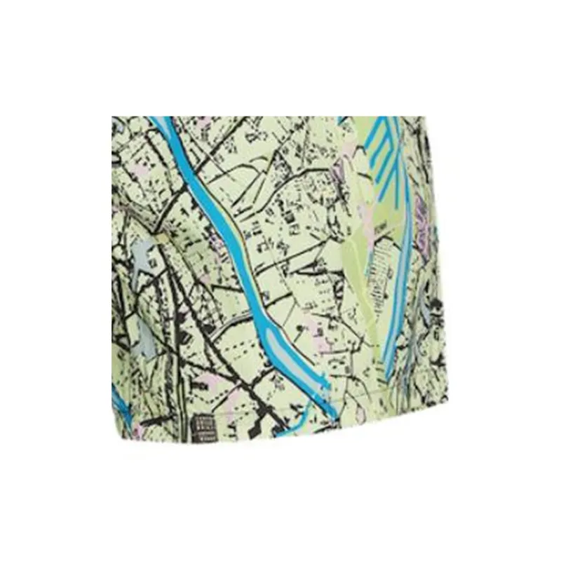 FENDI Map print Cargo Shorts-4