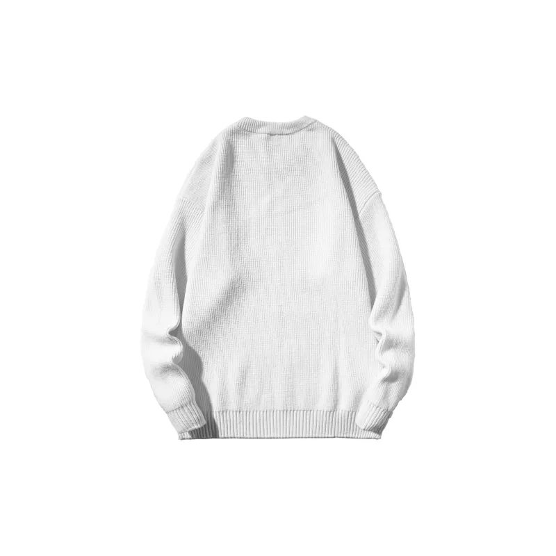 ZMOH Crew Neck Sweater Unisex Couple's-7
