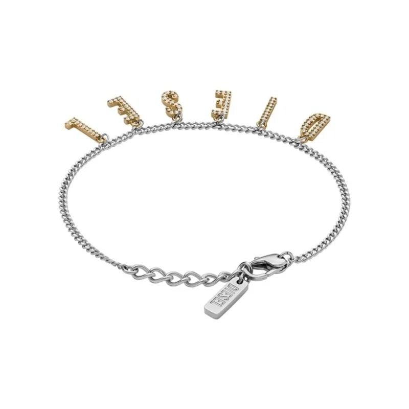 DIESEL Logo charm Bracelet-1