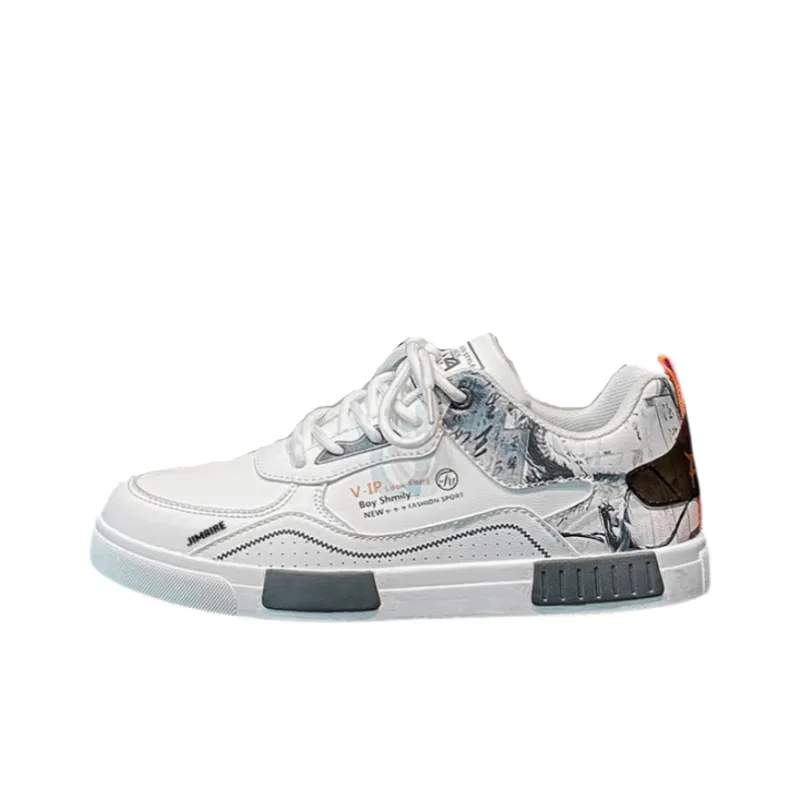 King Jinmai Slip-Resistant Low-Top Skateboard Shoes Men's-5