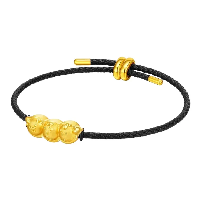YASHENGZHUBAO Gold Bracelet Unisex-5
