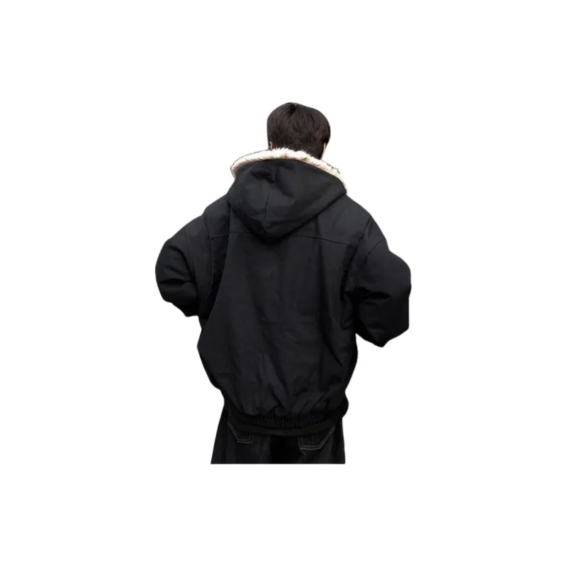 CHARLIE GOLF Puffer Jacket Unisex Black-1