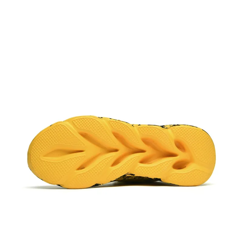 PNKE Anti-Slip And Wear-Resistant Lightweight Height Increasing Mid-Top Chunky Sneakers Men's-43